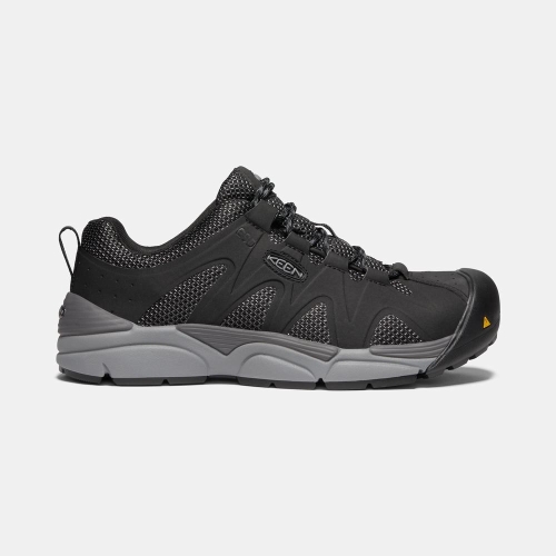 Chaussures Keen Soldes | Chaussures de Travail Keen San Antonio Esd Aluminum Toe Homme Noir (FRT069728)